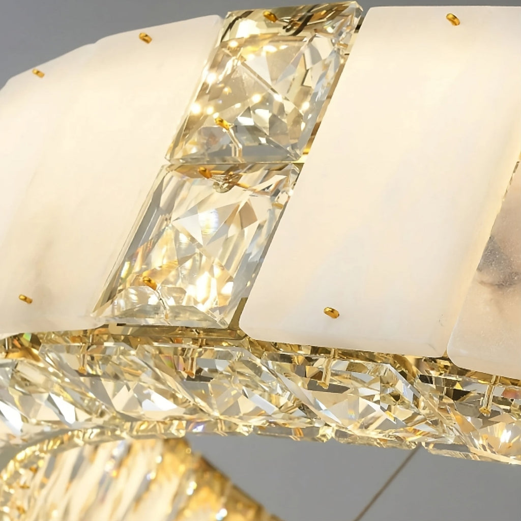 Clear Crystal chandelier - Tessa Lane for dining room view 7