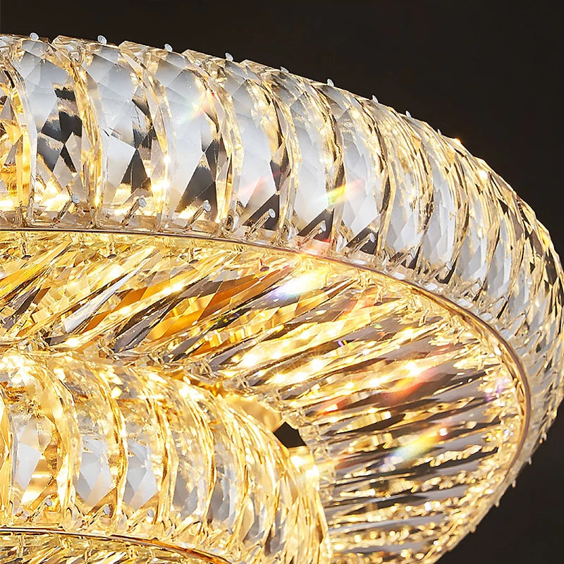 Clear Crystal chandelier - Celeste Bay for dining room view 5