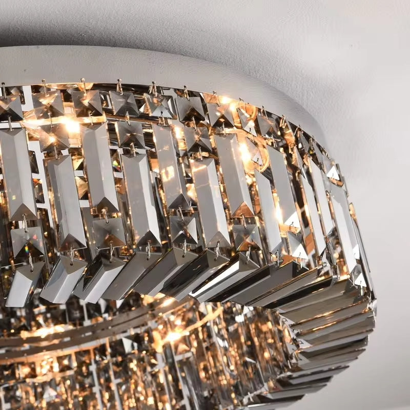 Smoke Crystal chandelier - Ottilie Bay for dining room view 5