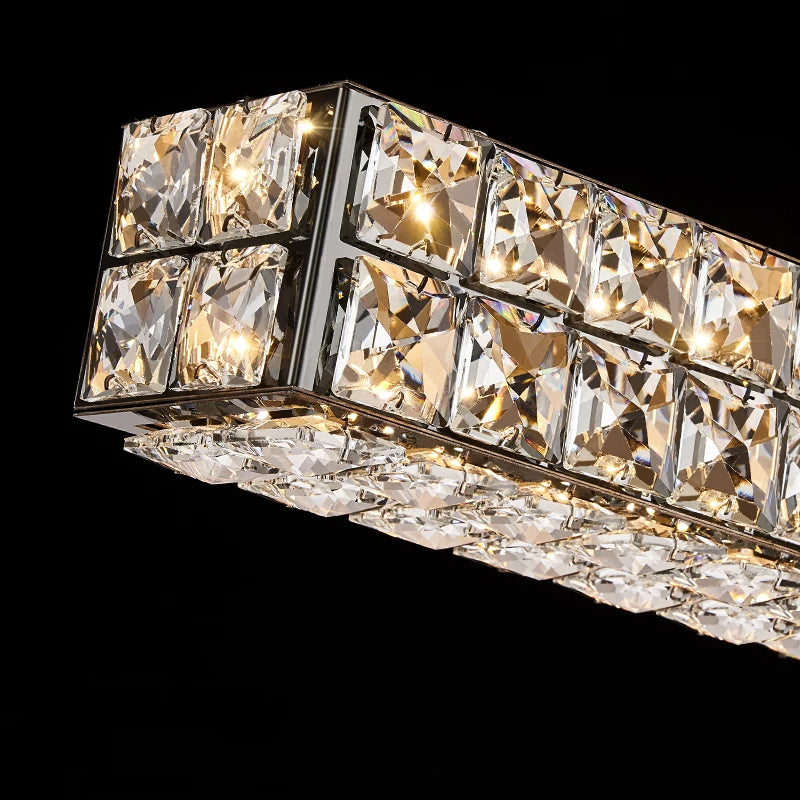Black Crystal chandelier - Galen Lane for dining room view 5