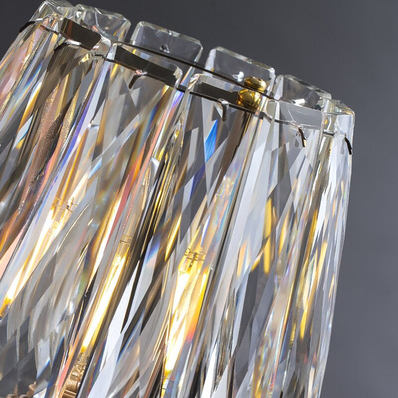 Clear Crystal chandelier - Siena Lane for dining room view 3