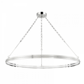 Brass Glass Round chandelier - Liora Meadow for dining room view 1