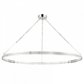 Brass Glass Round chandelier - Rhea Meadow for dining room view 1