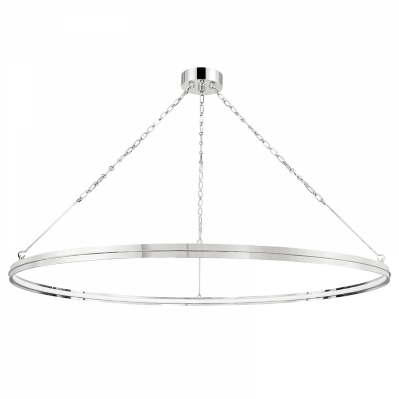 Brass Glass Round chandelier - Rhea Meadow for dining room view 1