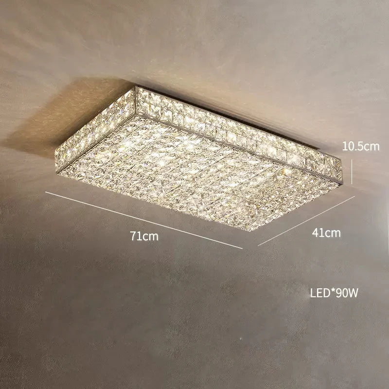 Clear Crystal chandelier - Faye Lane for dining room view 6