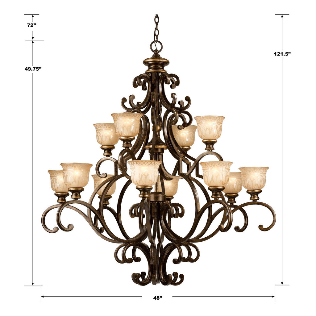 Clear Crystal chandelier - Lumen Ray for dining room view 7