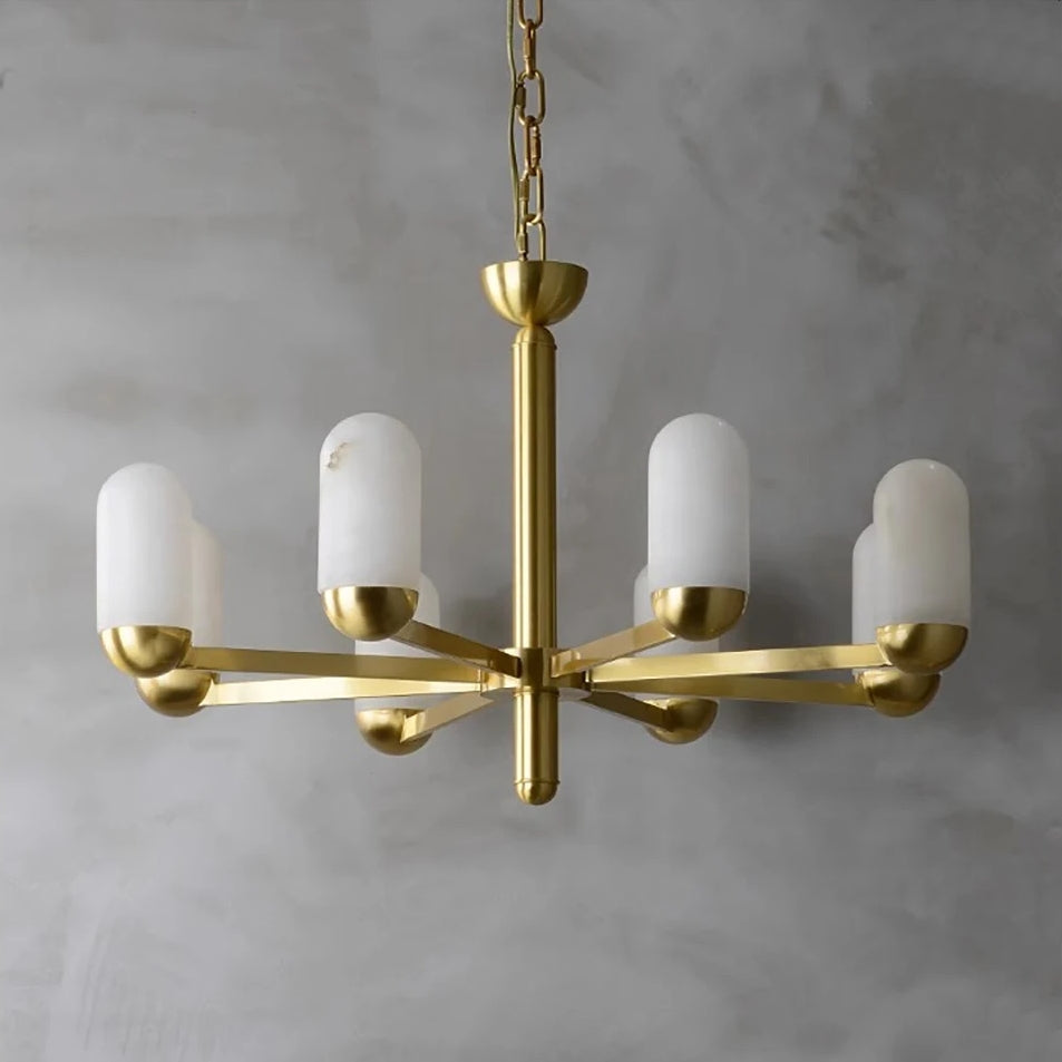Brass Brass chandelier - Thalia House for dining room view 9