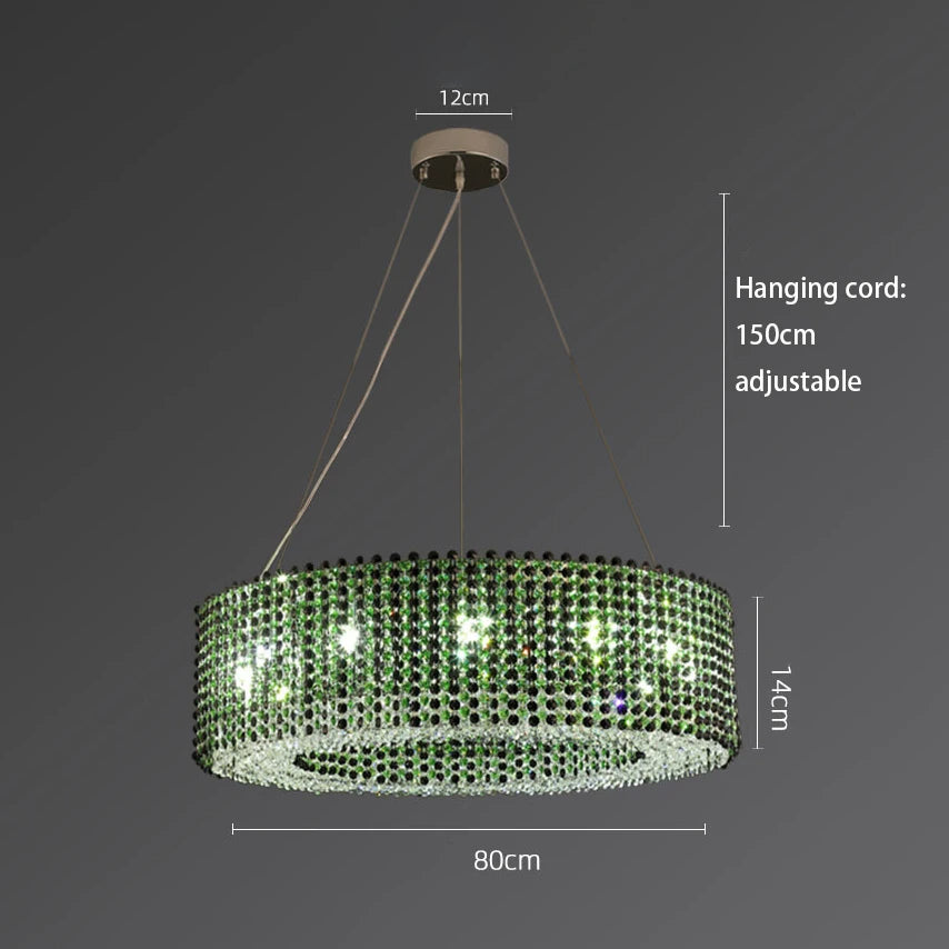Black Crystal chandelier - Lazuli House for dining room view 11