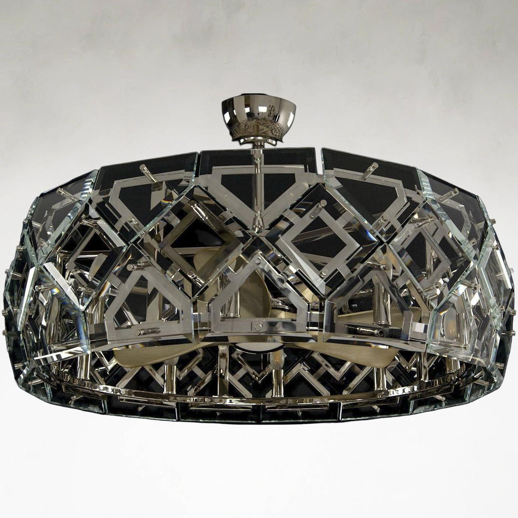 Acrylic chandelier - Uma Stone for dining room view 4