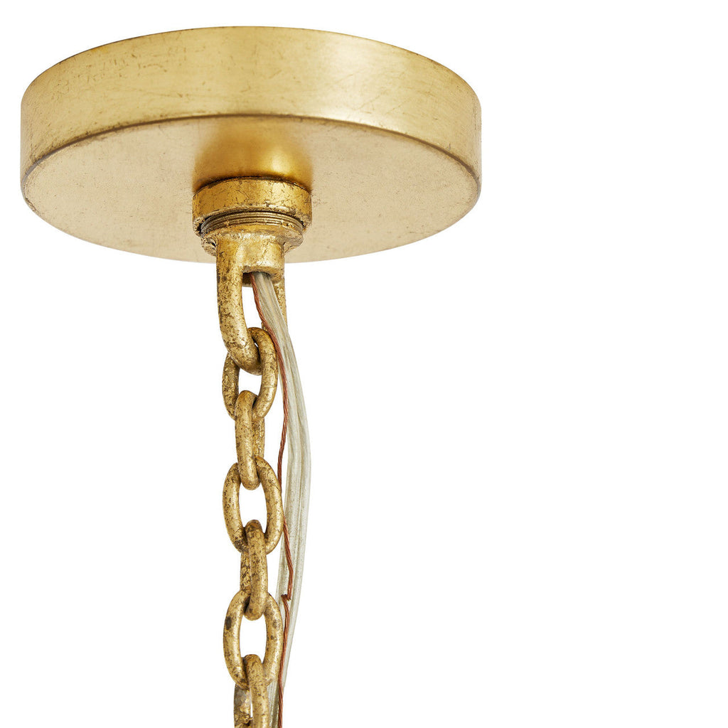 Clear Iron Candle chandelier - Maren Meadow for dining room view 6