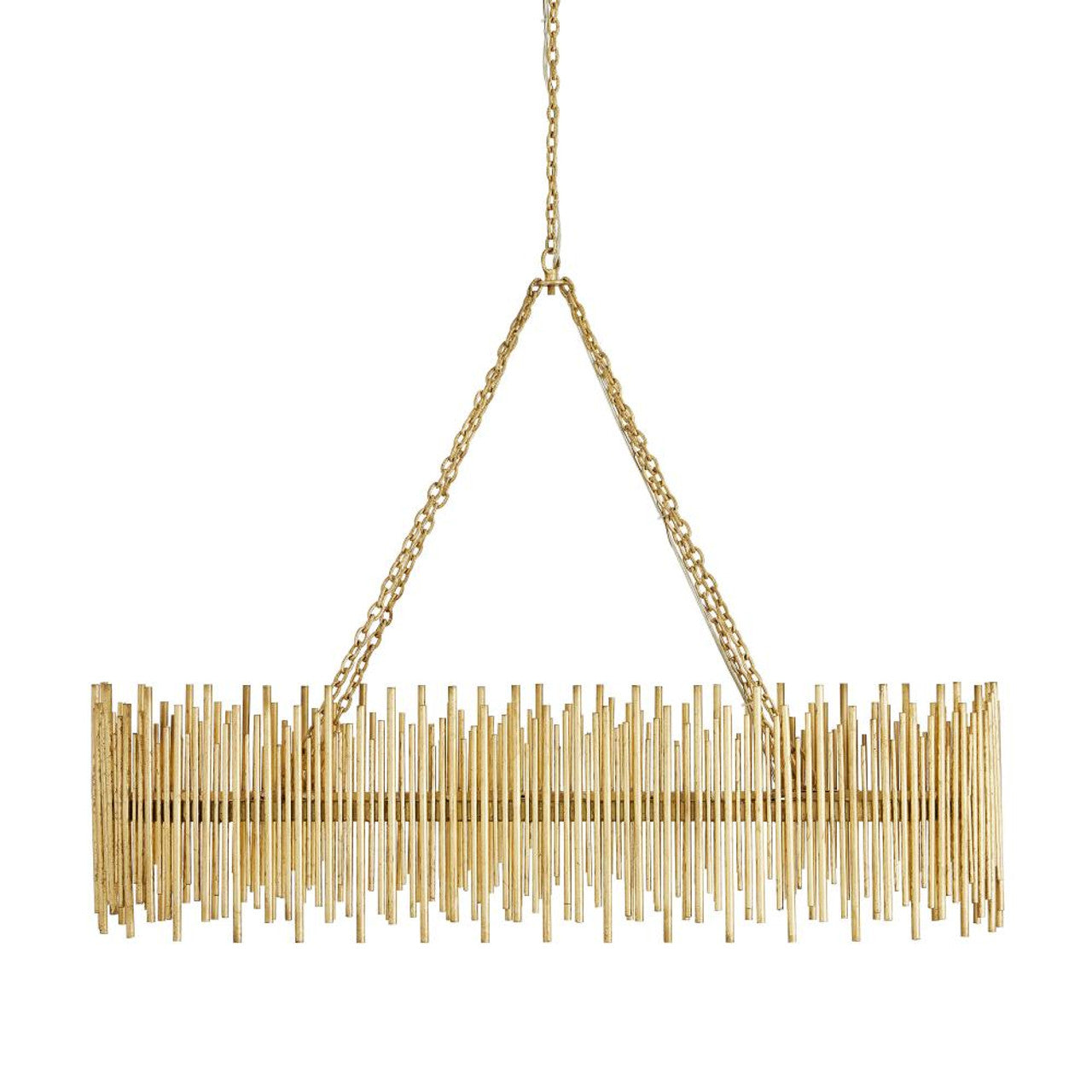 Clear Iron Candle chandelier - Maren Meadow for dining room view 1