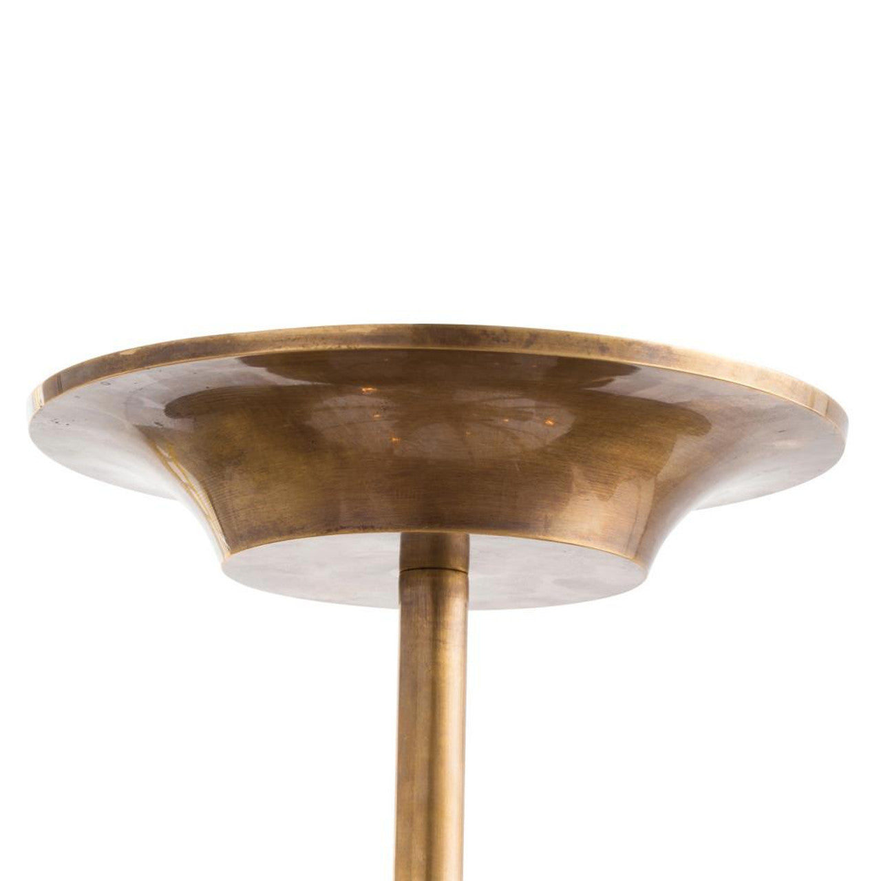 Clear Wood Round chandelier - Celeste Point for dining room view 5