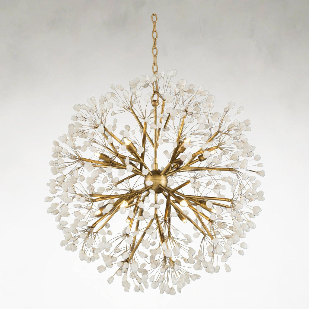 Acrylic Linear chandelier - Tessa Stone for dining room view 1