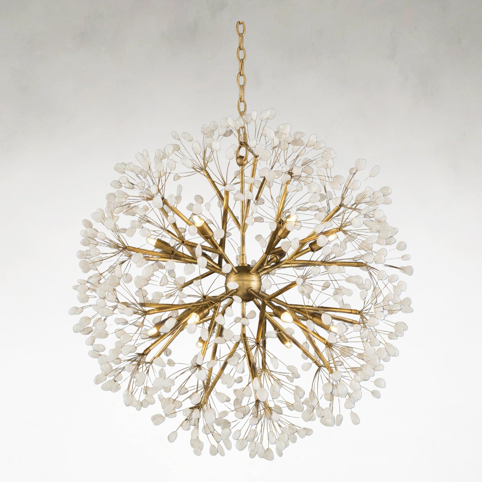 Acrylic Linear chandelier - Tessa Stone for dining room view 1