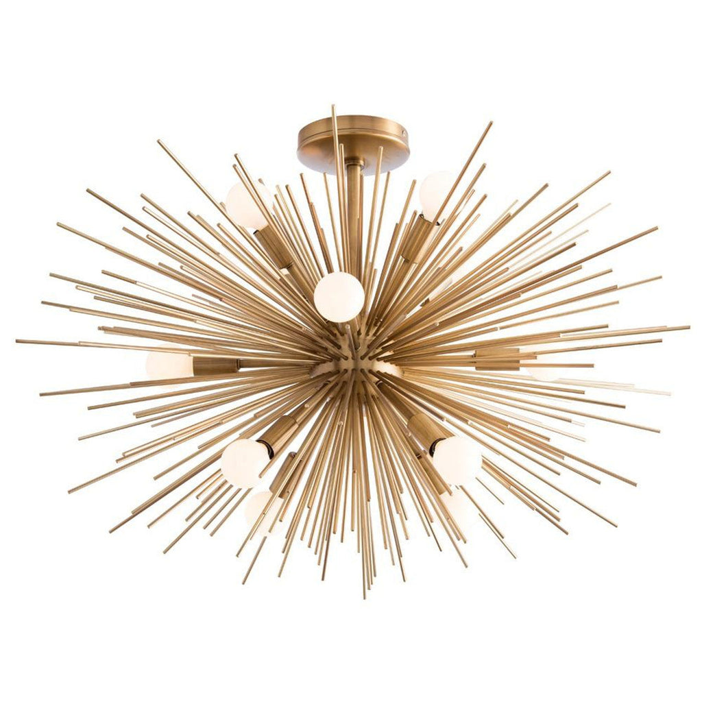 Clear Wood Round chandelier - Vela Point for dining room view 5