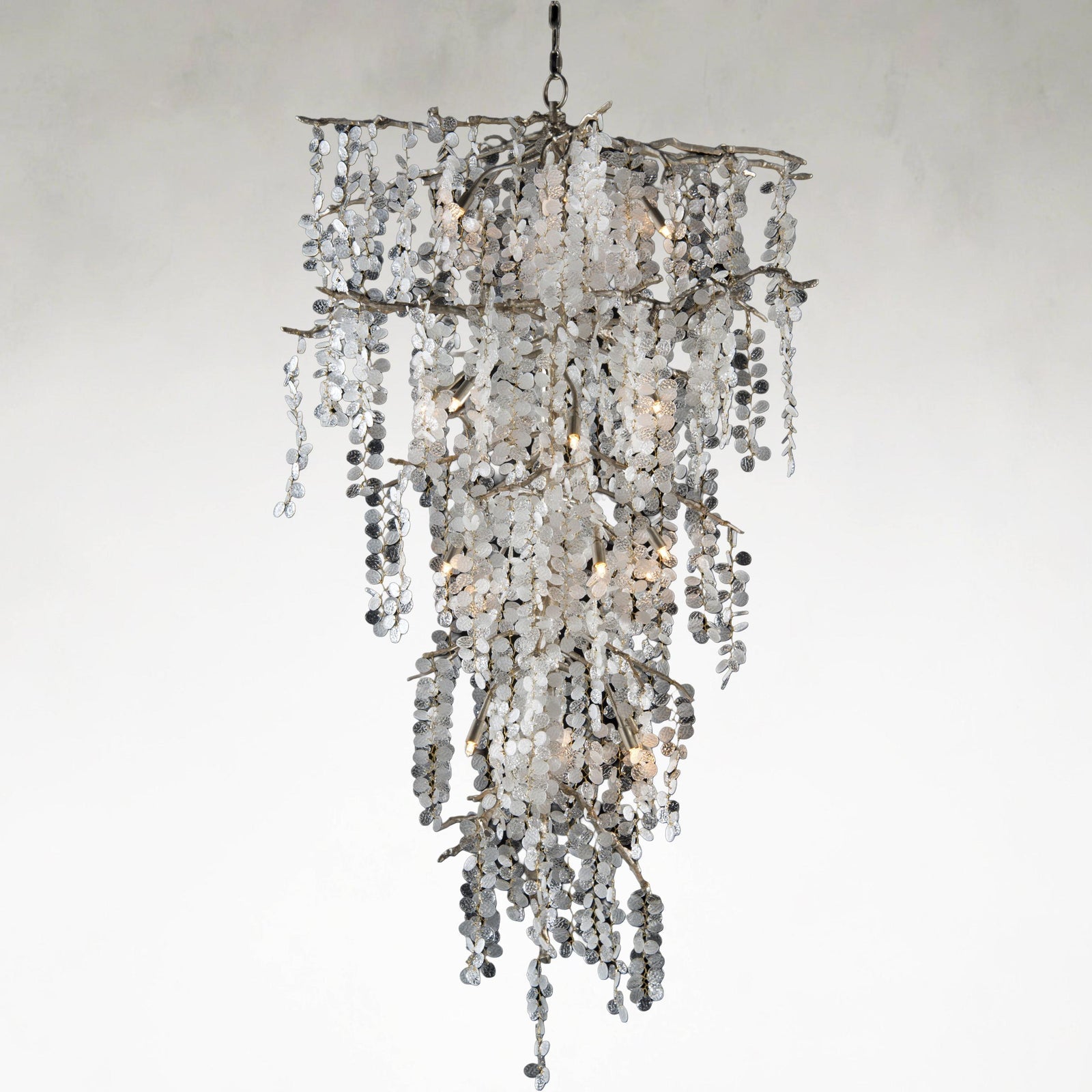Clear Crystal chandelier - Paloma Stone for dining room view 1