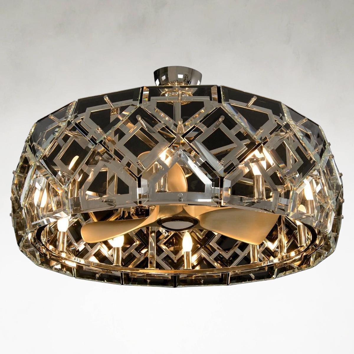 Acrylic chandelier - Uma Stone for dining room view 6