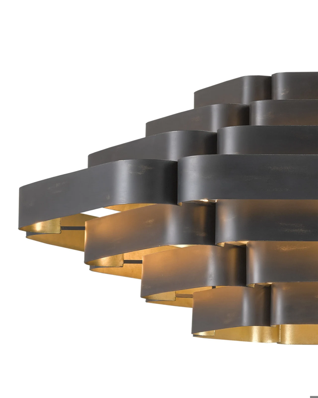 Black Iron chandelier - Viana Meadow for dining room view 5