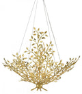 Gold Iron chandelier - Vela Meadow for dining room view 1