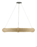 Black Iron Round chandelier - Aurelia Meadow for dining room view 1