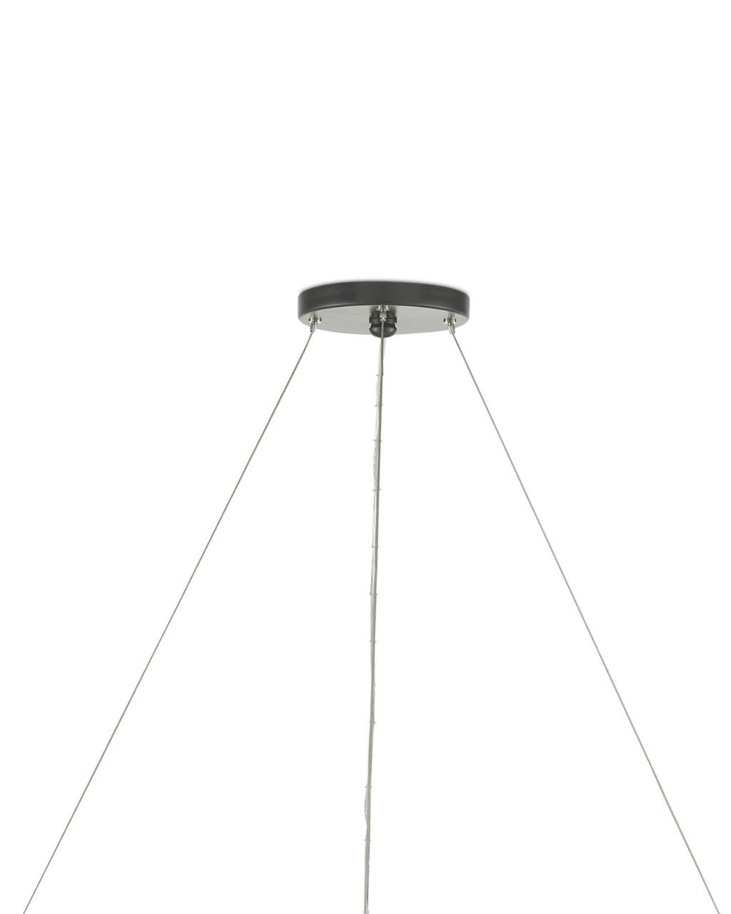 Black Iron Round chandelier - Aurelia Meadow for dining room view 3