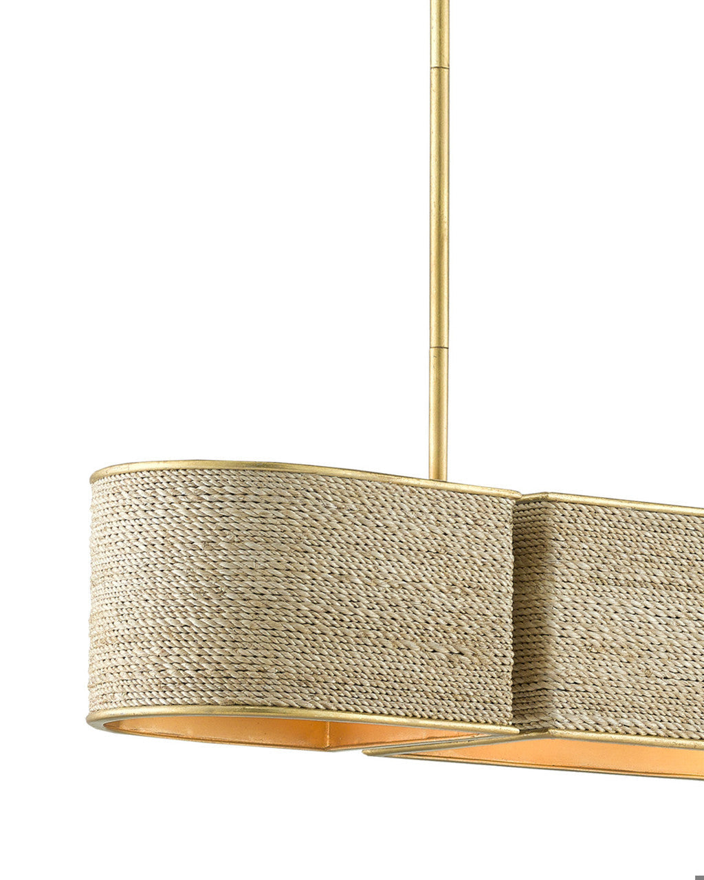 Gold Iron Round chandelier - Iris Meadow for dining room view 2