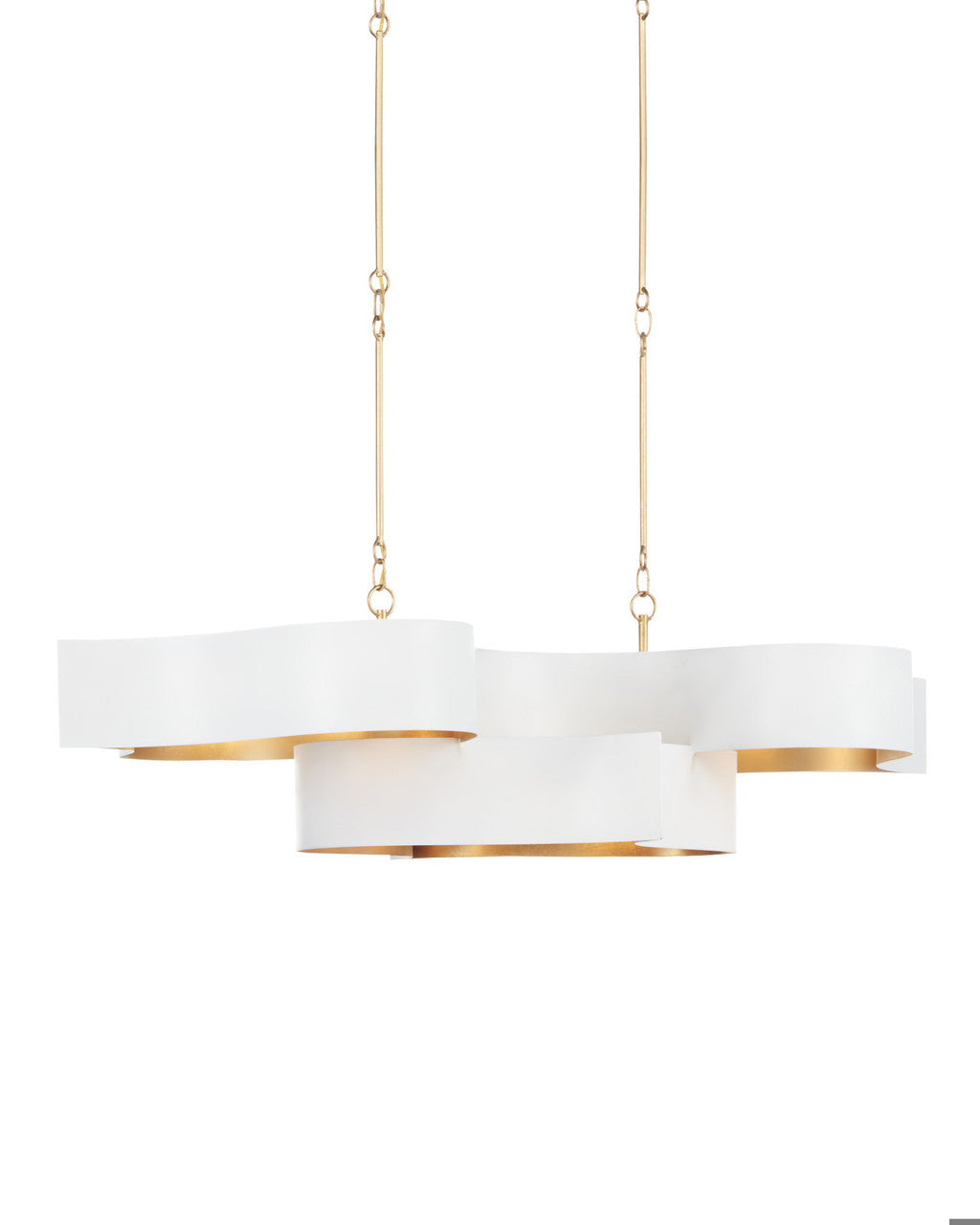 White Iron chandelier - Noor Peak for dining room view 4