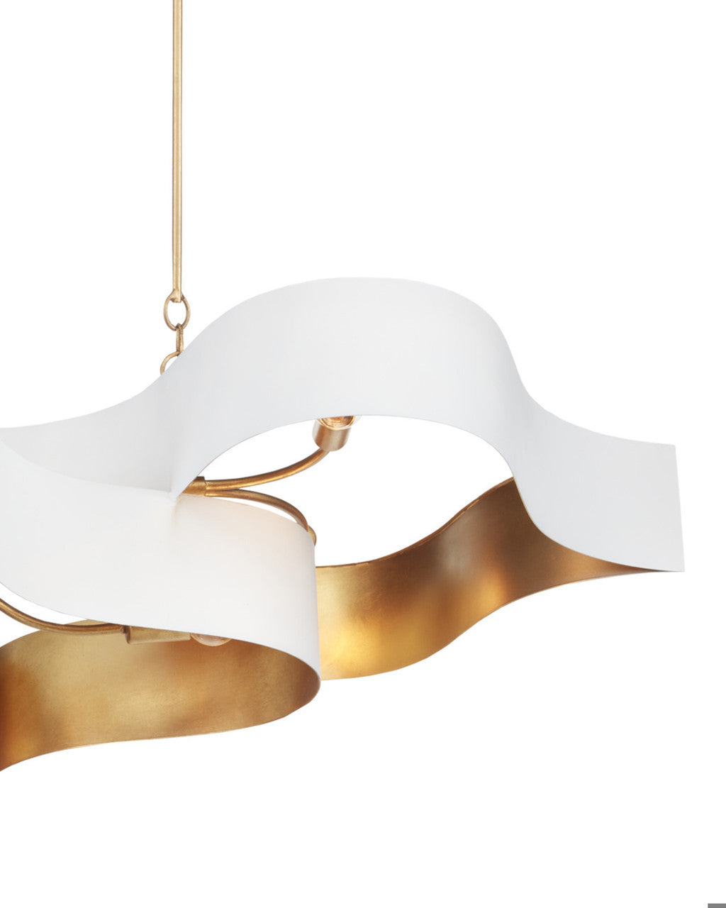 White Iron chandelier - Noor Peak for dining room view 7