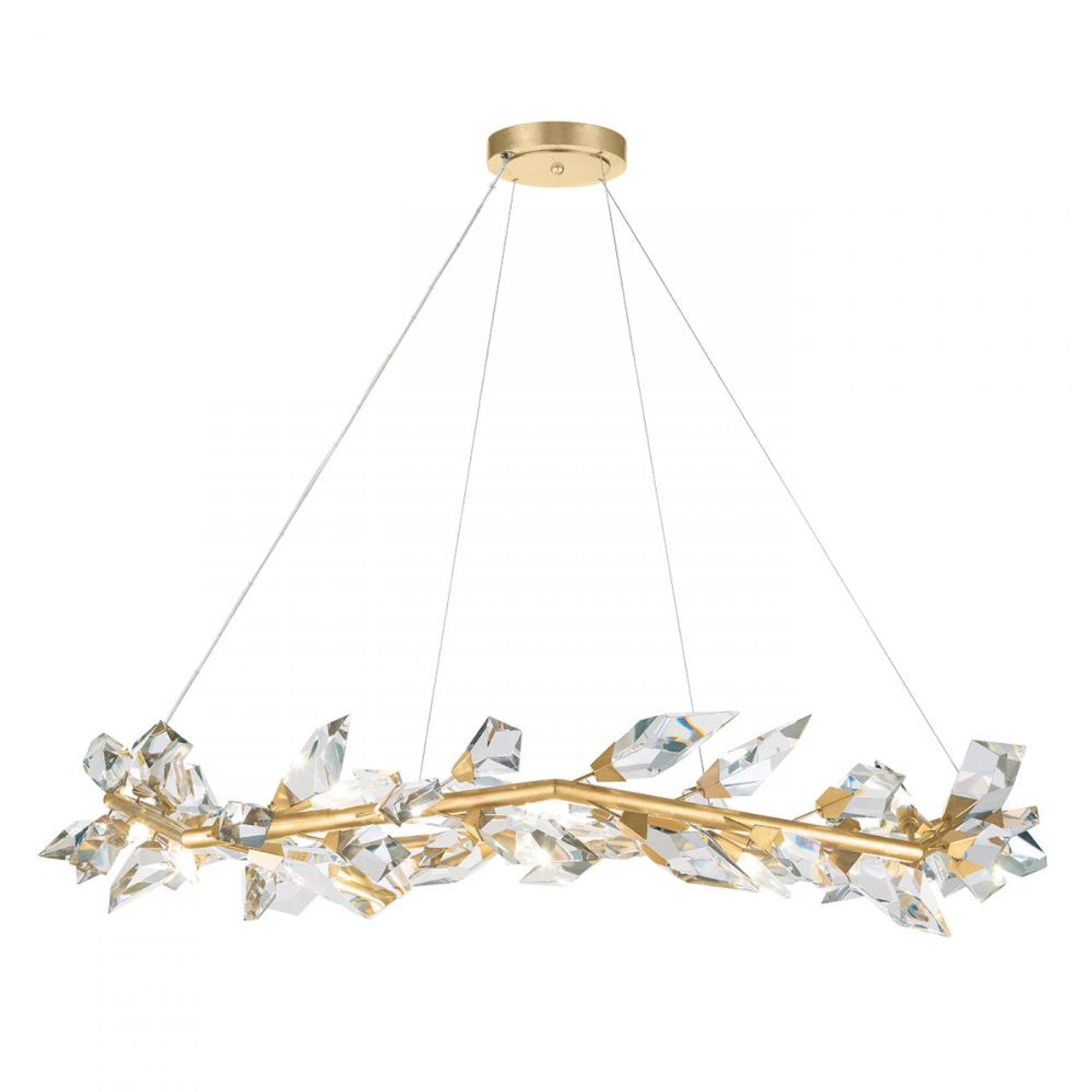 Royyo Pendant, 7-Light, Linear, LED, Matte Black, Matte Black Canopy, 44"W (RYP-L7-SW-MTB 407UEKX)