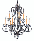 Napoleonic Chandelier, 6-Light, French Brass, 29"W (8706 FB RAKC)