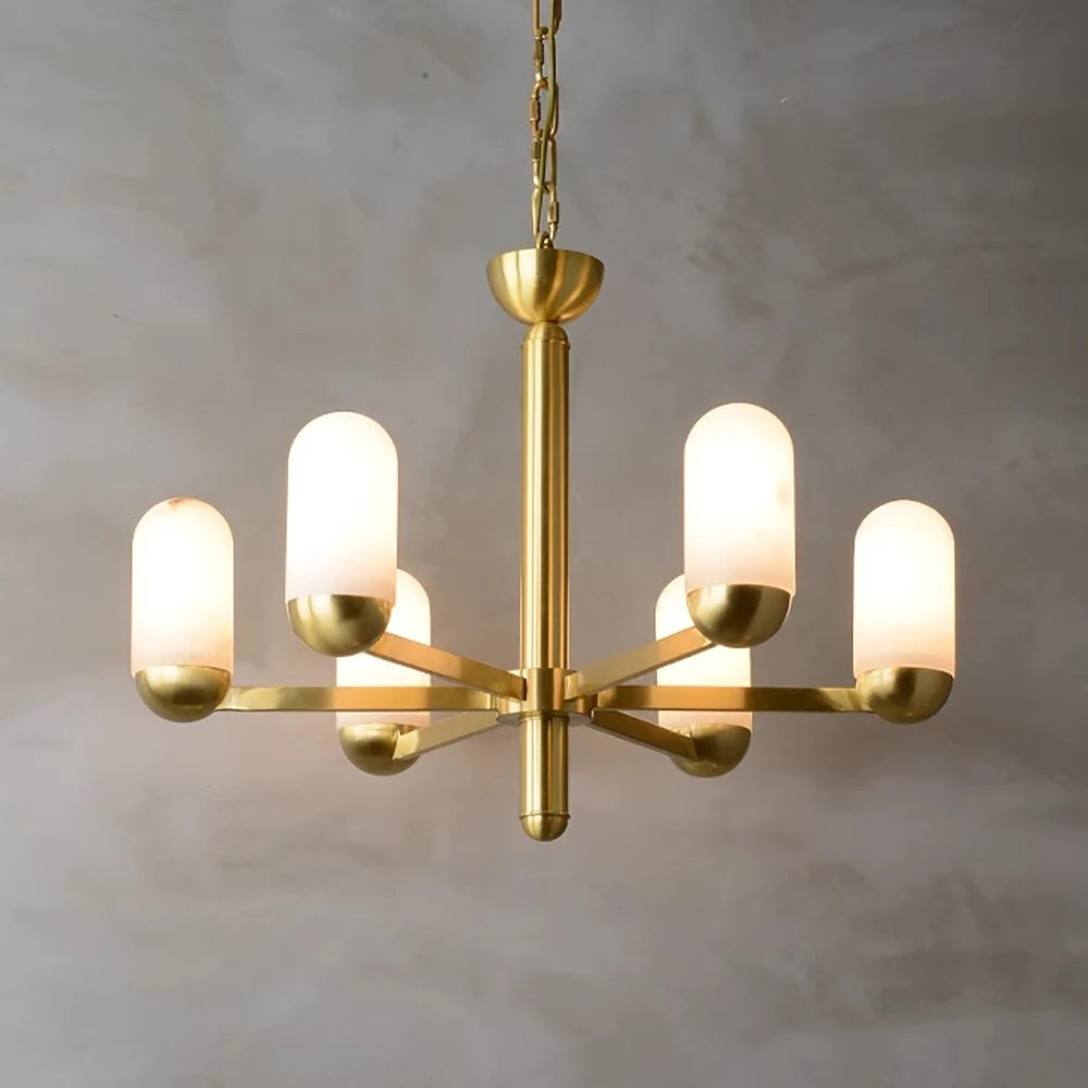 Brass Brass chandelier - Thalia House for dining room view 8