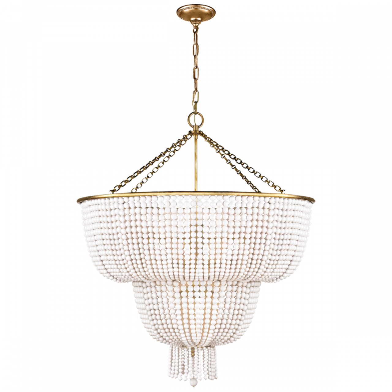 Arlington Chandelier, 8-Light, Silver, Clear Heritage Crystal, 28"W (1305-40H MVLXV)