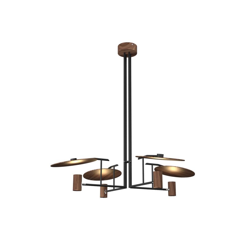 4-Light 43 in. LED Chandelier - Della Crest for dining room view 3
