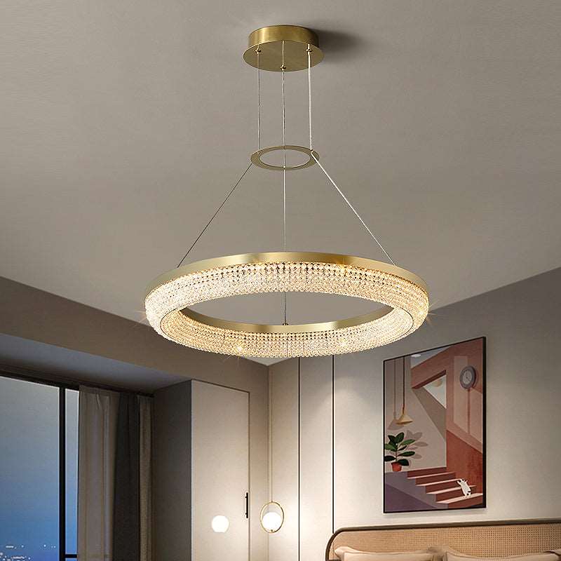 Clear Crystal Pendant LED Chandelier - Gilda Lane | Tianguang Chandelier