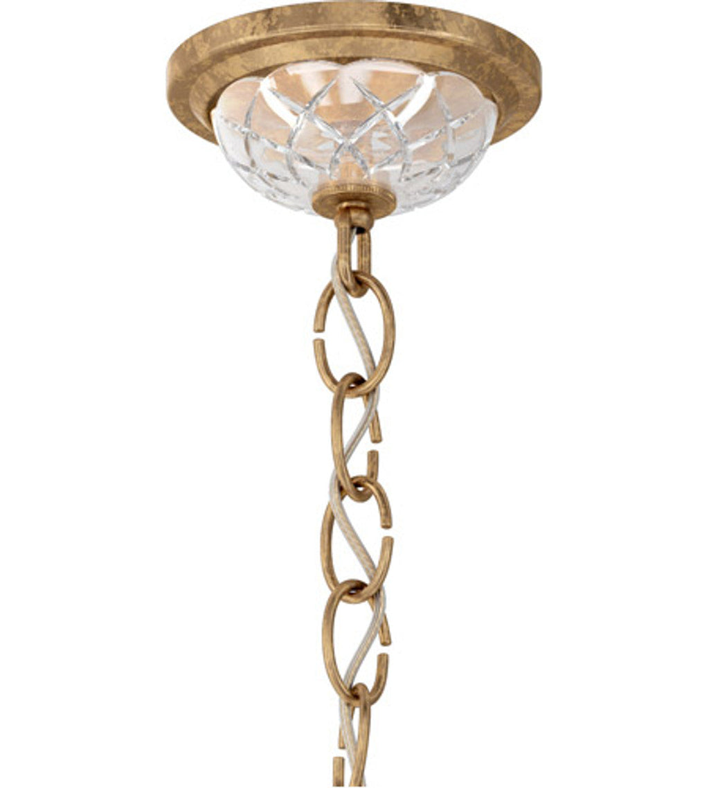 Clear Crystal Candle chandelier - Selene Field for dining room view 4