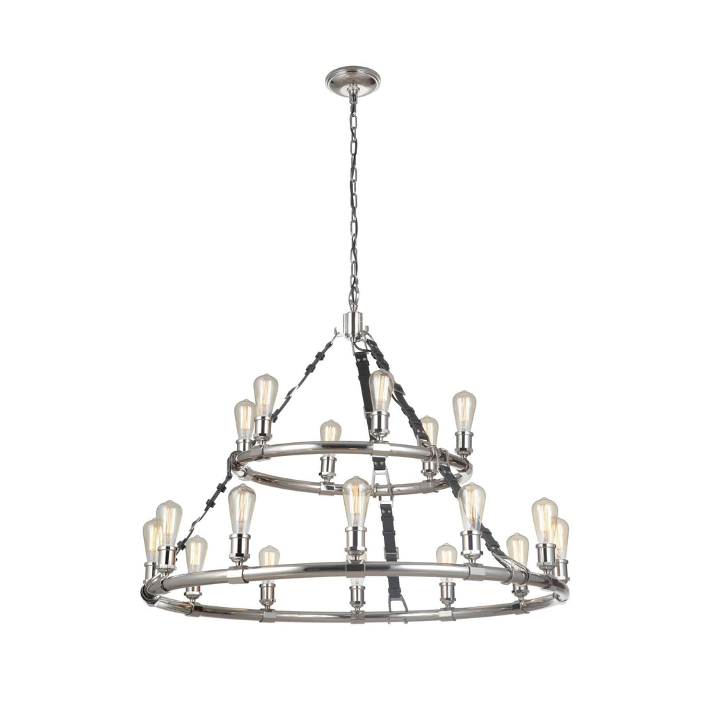 18-Light 43 in. Chandelier - Vela Bloom for dining room view 2