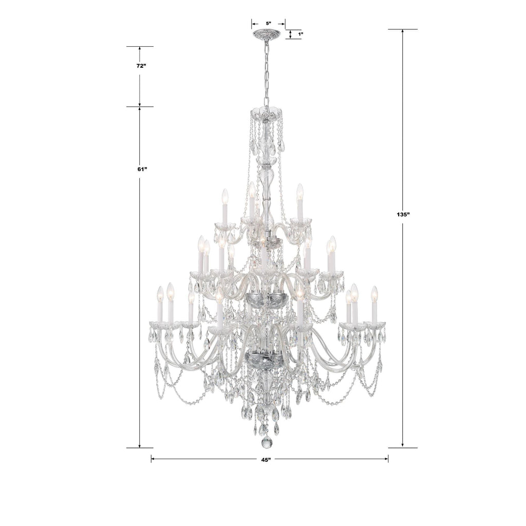 Candle chandelier - Jovie Arc for dining room view 6