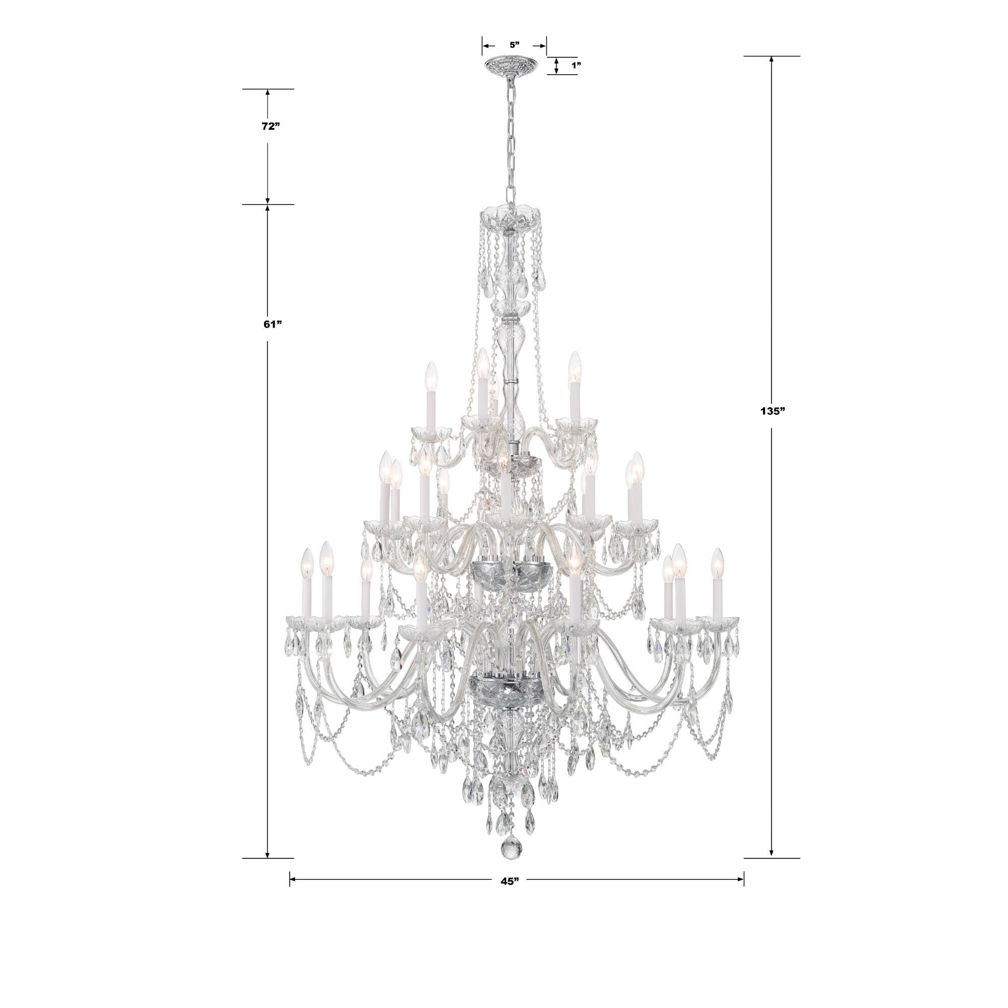 Candle chandelier - Jovie Arc for dining room view 6