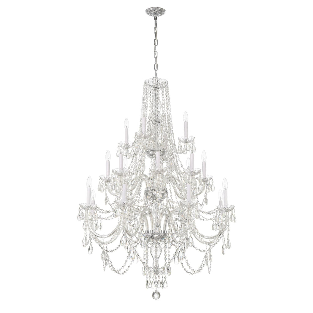 Candle chandelier - Lazuli Arc for dining room view 2