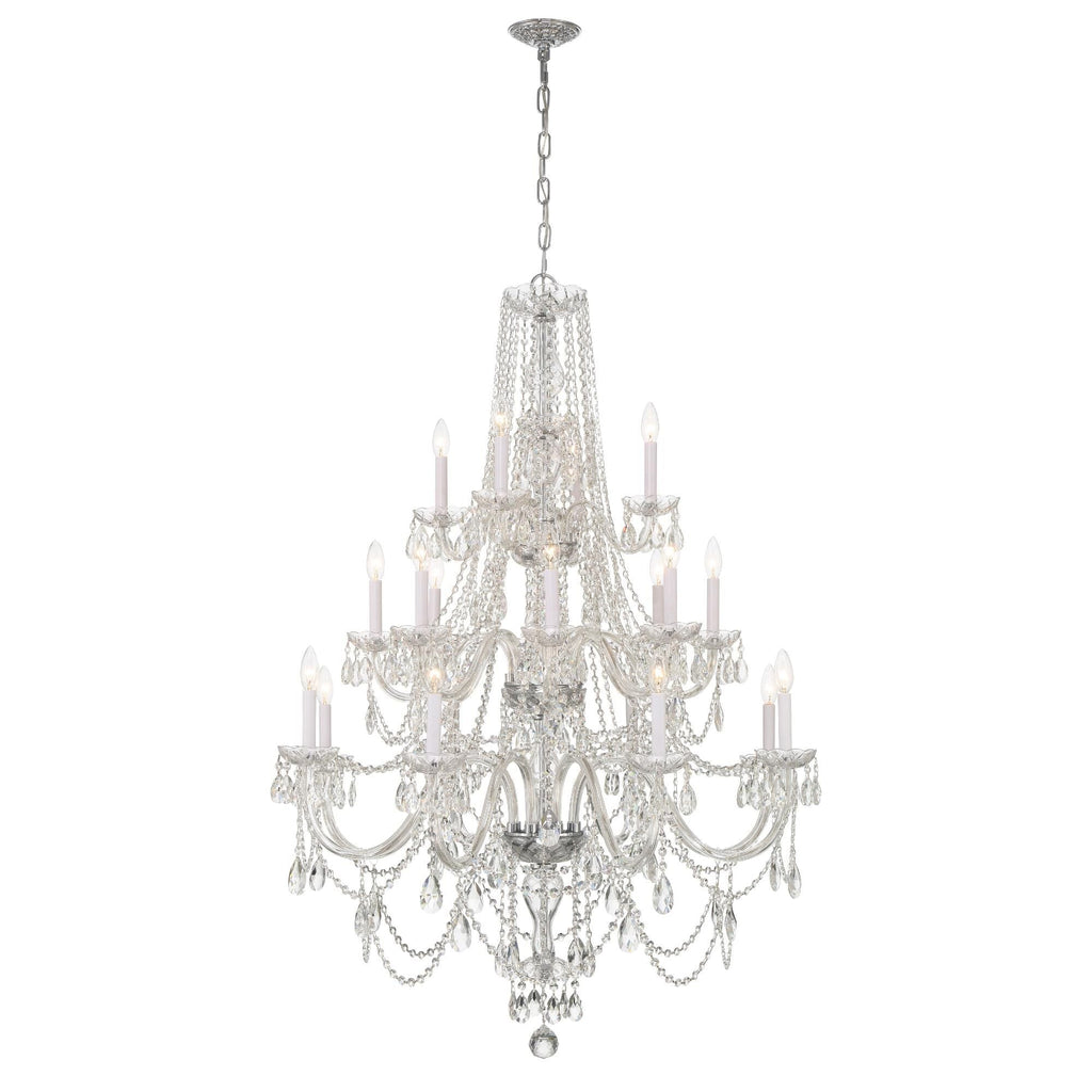 Candle chandelier - Lazuli Arc for dining room view 3