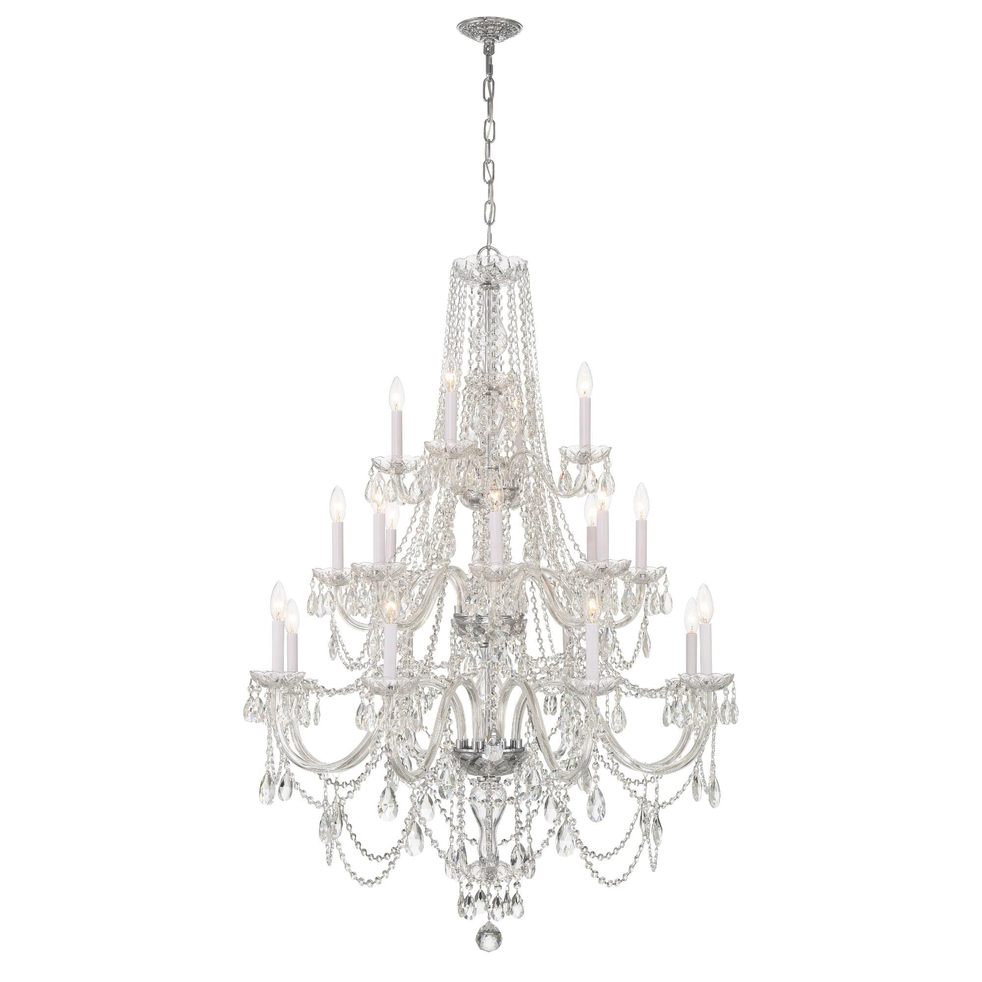 Candle chandelier - Lazuli Arc for dining room view 3