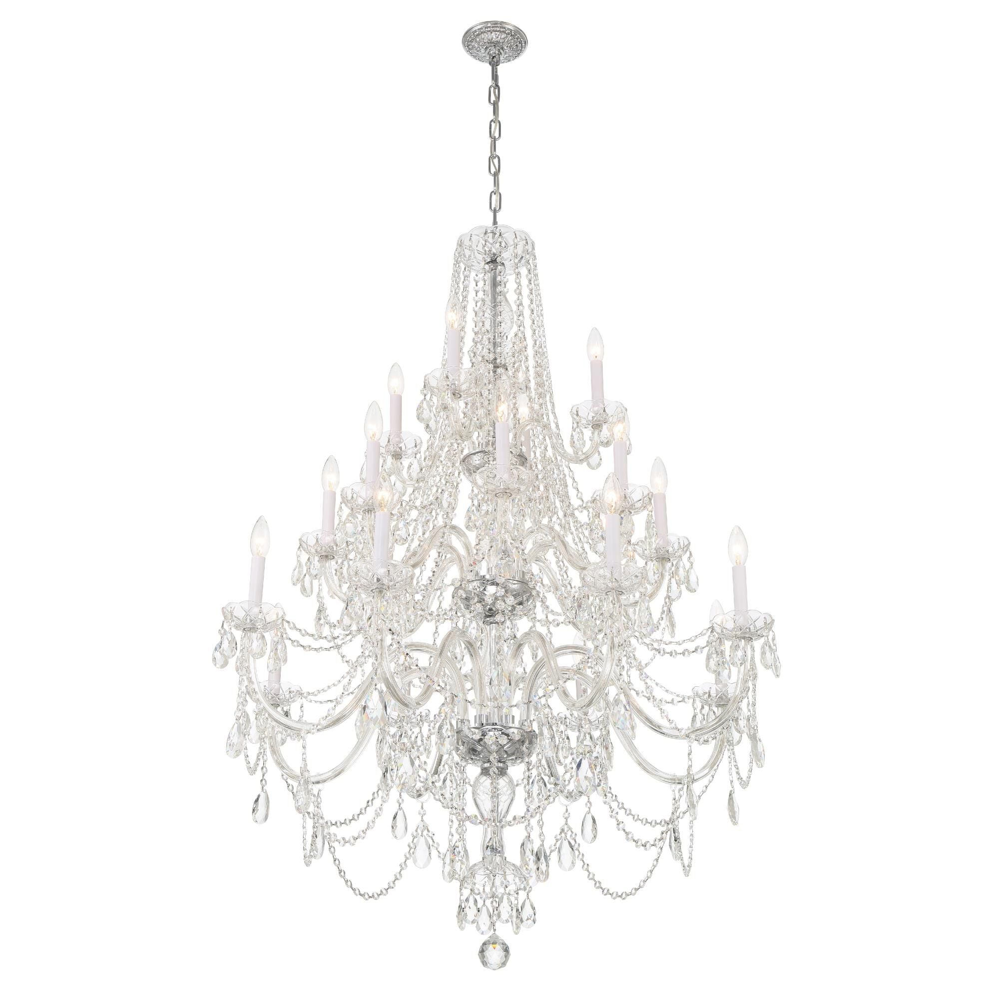 Candle chandelier - Lazuli Arc for dining room view 4