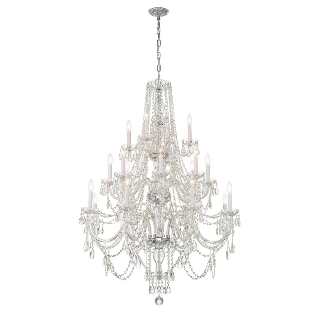 Candle chandelier - Lazuli Arc for dining room view 1