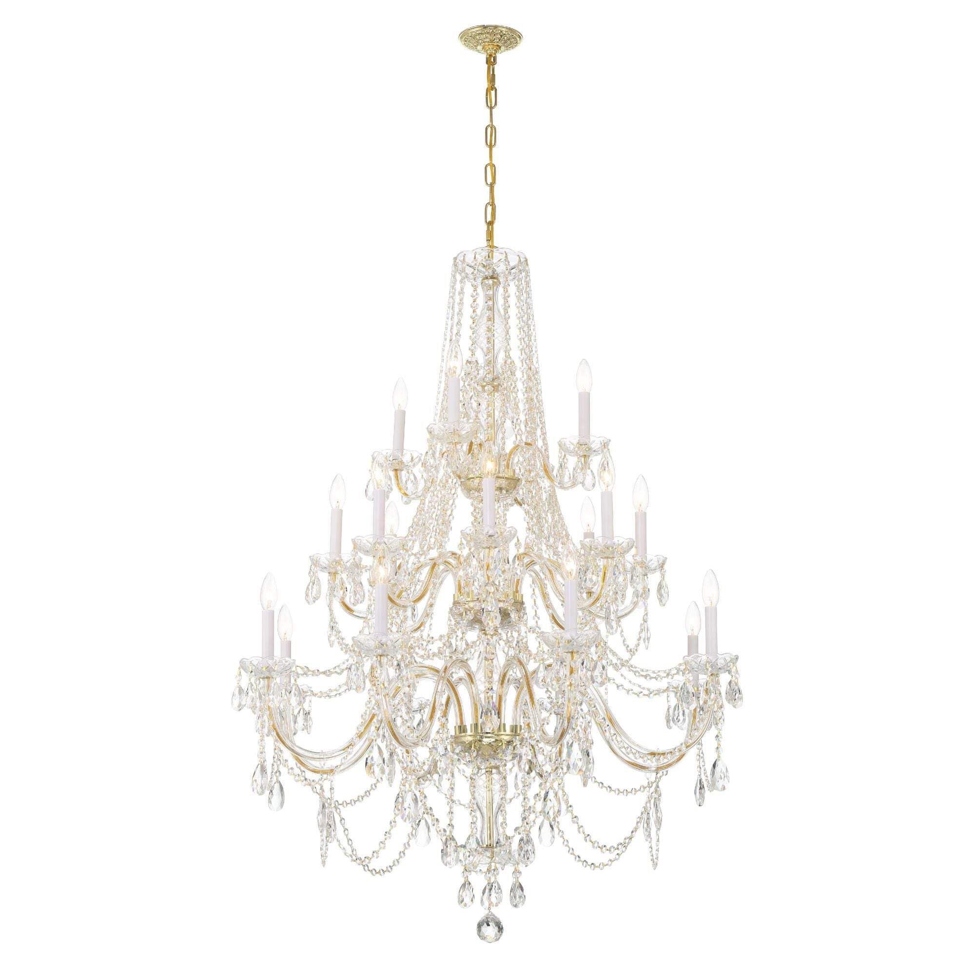 Candle chandelier - Lazuli Arc for dining room view 6