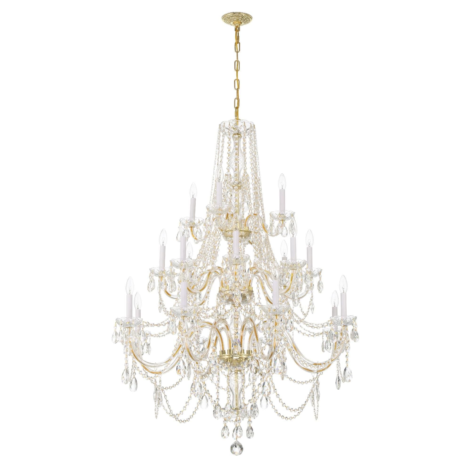 Candle chandelier - Lazuli Arc for dining room view 7