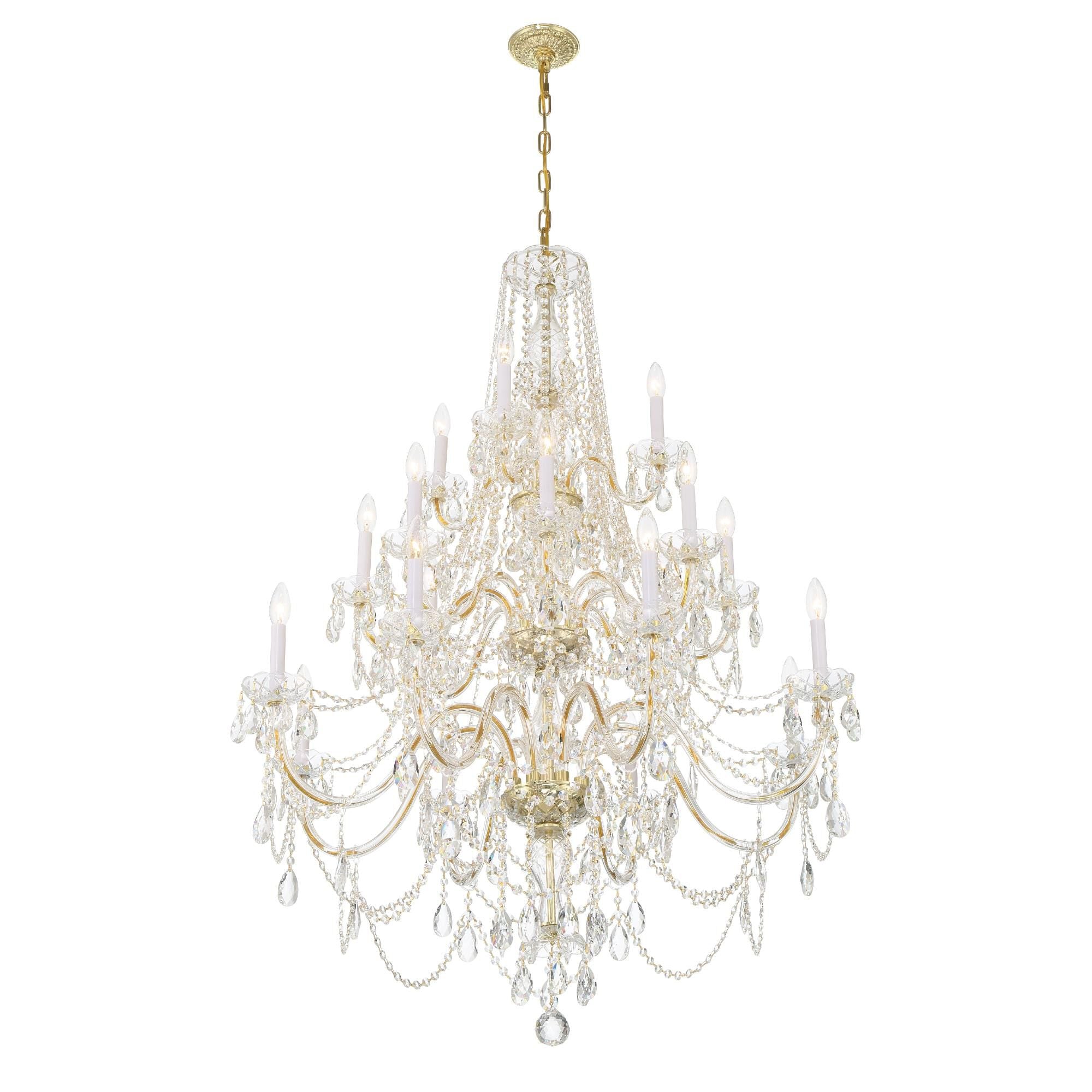 Candle chandelier - Lazuli Arc for dining room view 9