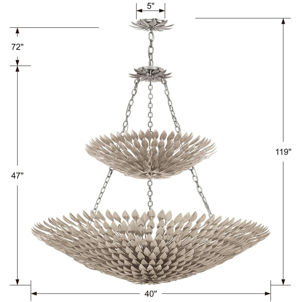 18-Light 40 in. Chandelier - Vale Arc for dining room view 4