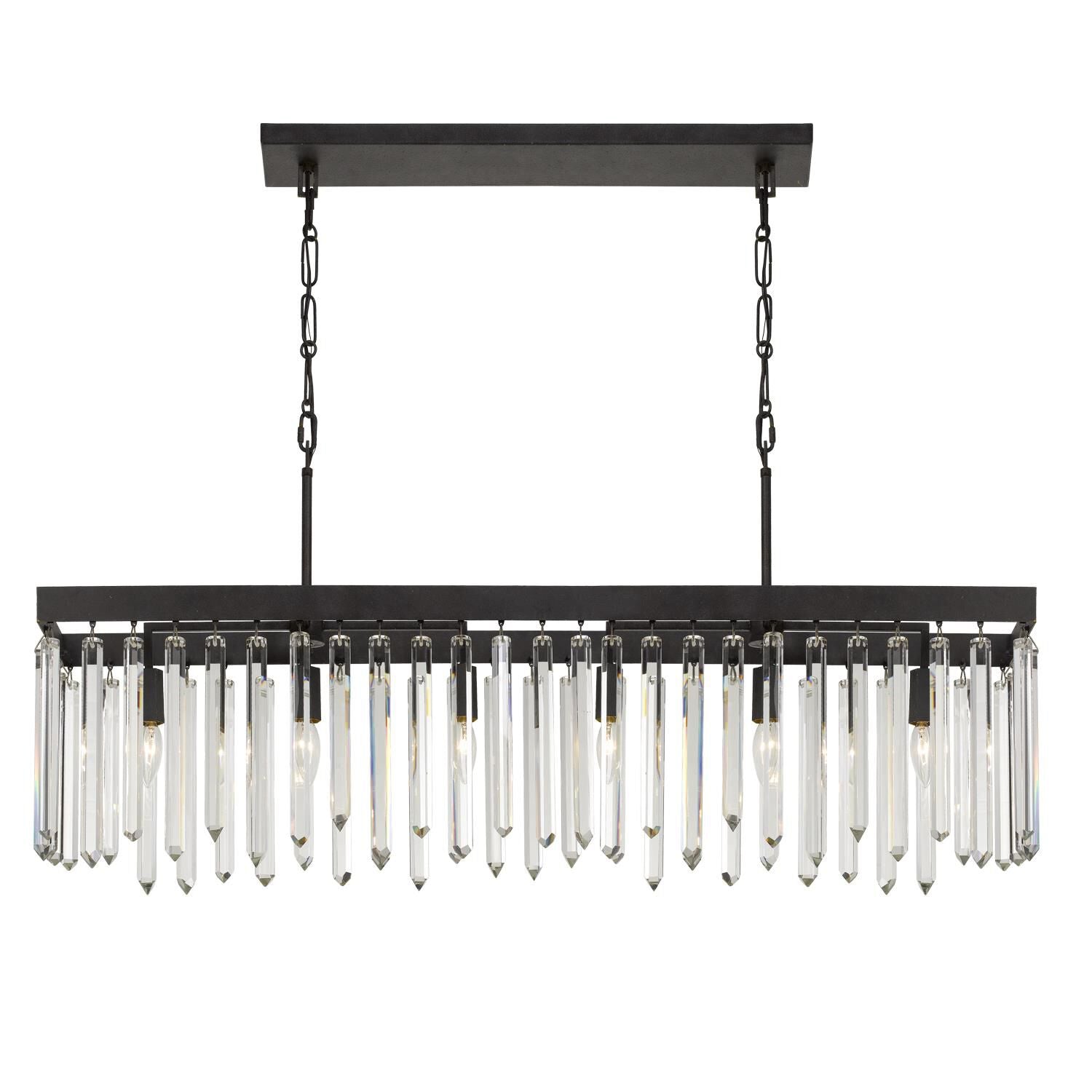 6-Light 49 in. Chandelier - Piper Arc for dining room view 2