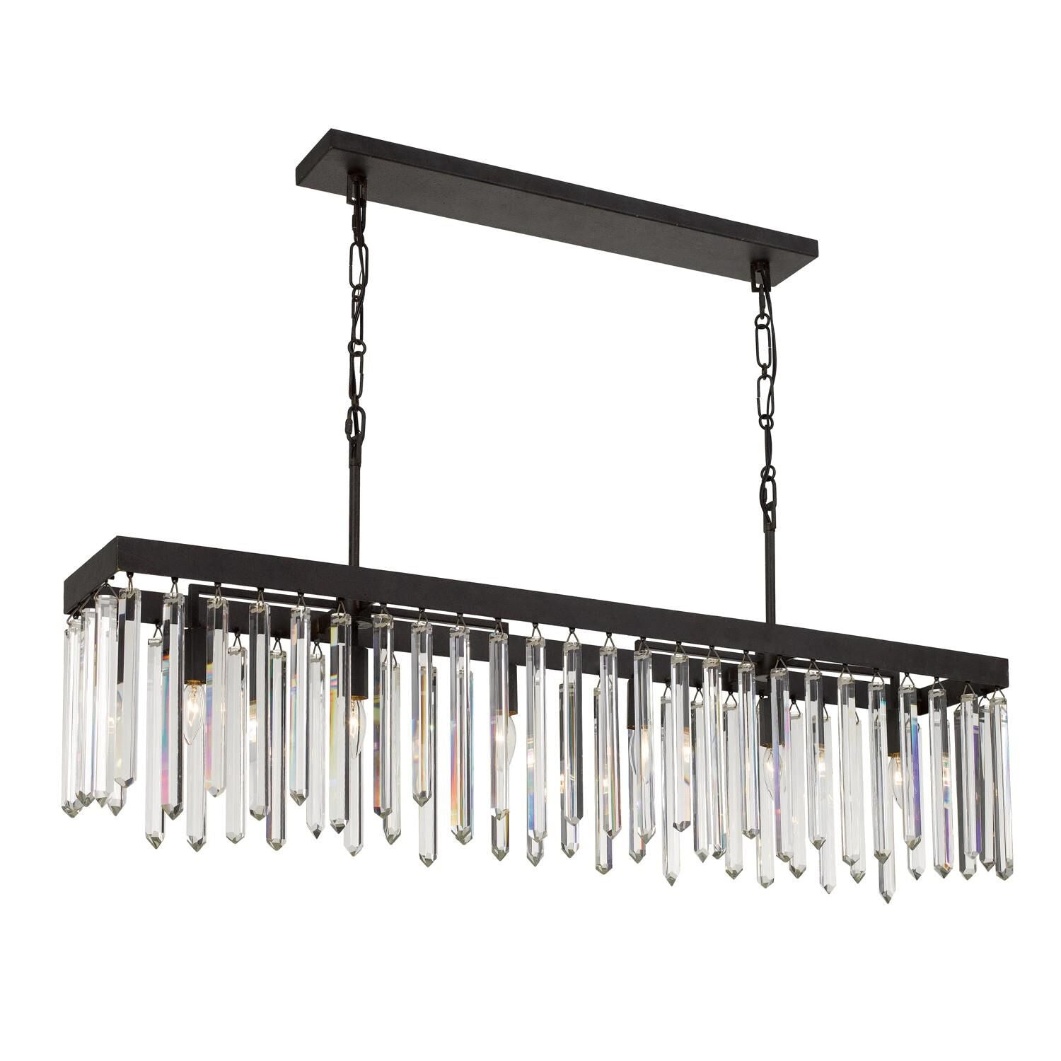 6-Light 49 in. Chandelier - Piper Arc for dining room view 9