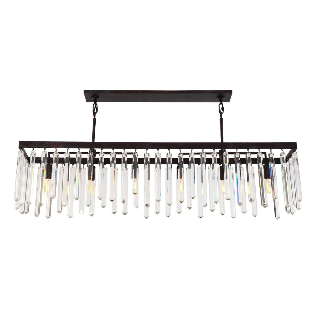 6-Light 49 in. Chandelier - Piper Arc for dining room view 10